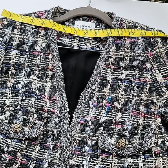 Edward Achour Paris Cropped Tweed Jacket - Picture 11 of 16